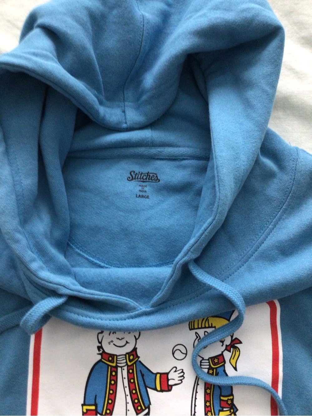 Philadelphia Phillies Phil & Phillis Powder Blue Hoodie by Stitches - L - Picture 3 of 9